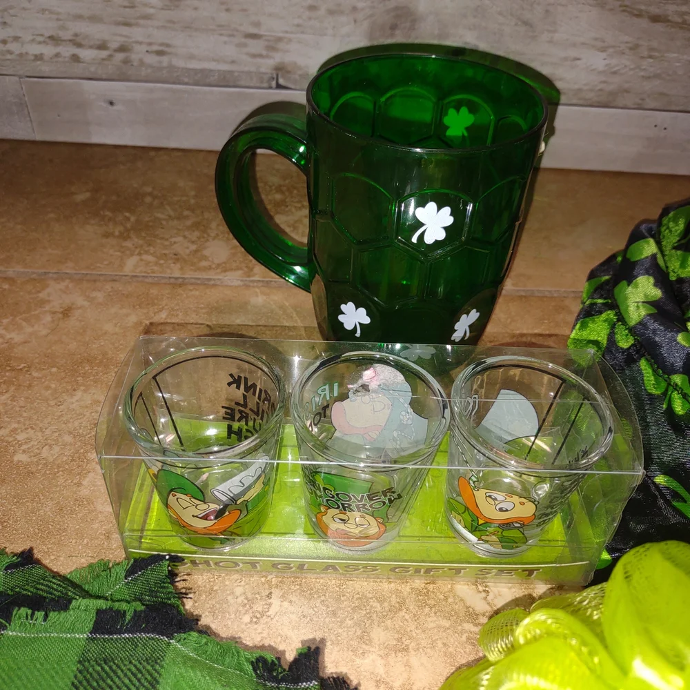 Green St. Patrick's Day Party Accessory Bundle - 23 Pieces (Read Below)